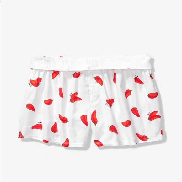 NEW💕VS PINK PEPPER LOGO SLEEP BOXERS - Picture 3 of 5